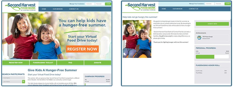 Help feed kids and families with your Virtual Food Drive